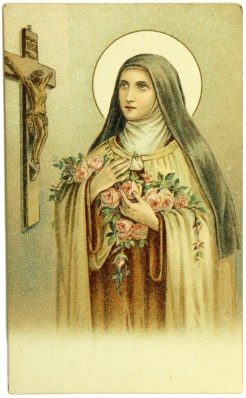 StTherese_Antique_Holy_Card
